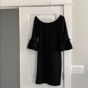 PinkBlush bell sleeve maternity mid thigh dress